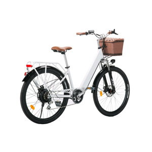 Cityrun Mujer 26 pulgadas Neumático E-Bike 10Ah Batería 350W motor Pedal Asistido ciudad ciclo eléctrico - Product Image 1
