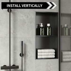 Cheap Bathroom Toilet Roll Wall Les Niches Design Stainless Steel De Douche Embedded <b>Shelf</b> Shower Wall Panels Home Niche Chien - Product Image 6