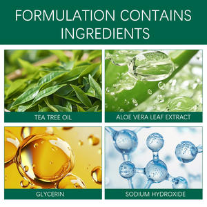 Crème pour les pieds YURHERSU à l'huile d'arbre à thé et à l'aloe vera, gel hydratant et nourrissant pour éliminer les peaux mortes, contient de la glycérine - Product Image 4