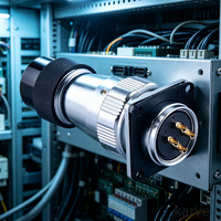 Connecteur aérien mâle/femelle WS28 en bakélite avec contact en cuivre pour instruments de communication marine 2P-26P G-karve