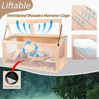 Cage à hamster en bois JUNJI