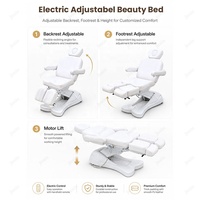 Lit de massage réglable recommandé, lit de spa de beauté, chaise de spa médical, lit facial électrique pour esthéticienne, mobilier de salon de spa médical