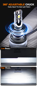 Bombilla LED para Auto GPNE V6P Canbus, Faro Delantero H4 H1 H7 9005, Luz LED para Auto, Faro LED OEM 12V IP68 Universal Seat <span class=keywords><strong>Ibiza</strong></span> 6j LED CSP - Product Image 6