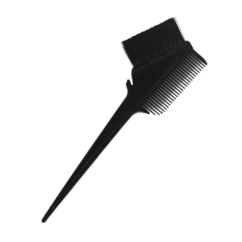 Toptan saç salonu seti saç boyası kuyruk fırçası çift taraflı tarak en kaliteli yumuşak plastik saç güzellik ABS plastik