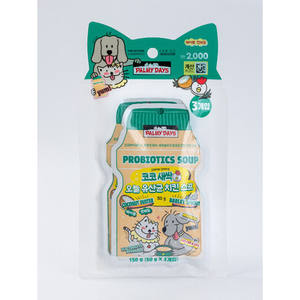 Parmy Days Today Suplementos para el cuidado de la salud de mascotas 50g X 3 Lic Acid Bacteria Sopa de pollo y brotes de Coco para gatos Perros Pescado - Product Image 1