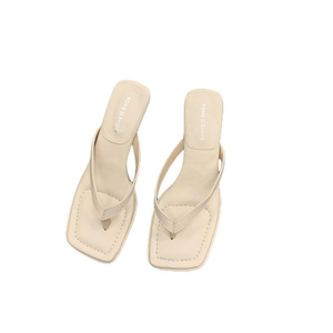 Nouvelles sandales à talons compensés style minimaliste français pour l'été 2026 – Élégantes mules à talons hauts pour femme, idéales pour l'extérieur - Product Image 5
