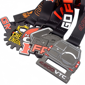 Émirats arabes unis voiture exposition clé voiture médaille porte-clés prix pour saoudien 3D noir pneu fleur jardin bâtons personnalisé sport médailles avec sangle - Product Image 2