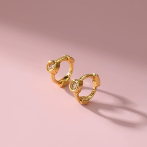FY-EK511 High-End Mini Ear Bone <strong>Stud</strong> Pure Silver <strong>Fine</strong> <strong>Stud</strong> <strong>Earrings</strong> with Exquisite Small Ear Buckles No Need to Remove for Sleep - Product Image 4