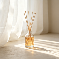 Diffuseur de parfum d'ambiance pour la maison, flacon de diffuseur à bâtonnets de luxe 50 ml, ensemble pour hôtel, maison, salle de bain
