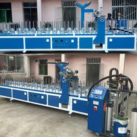 Travail du bois bois fenêtre porte cadre meubles MDF PVC placage stratification PUR colle chaude profil emballage Machine