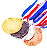 Médaille commémorative rétro en métal plaqué antique, logo personnalisé, pour sports, marathon, jeu scolaire, récompense, souvenir