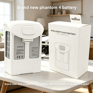 Batterie au lithium-ion polymère intelligente rechargeable haute capacité 5870 mAh Genie 4 Series <span class=keywords><strong>4Pro</strong></span> pour Phantom 4/A/P/RTK (Blanc/Gris) - Product Image 1