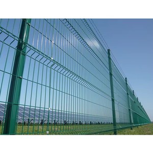 1.5m Hauteur V Plis 3D Clôture Béton Panneau Moulage Extérieur Jardin Clôture De Sécurité Avec Pêche PVC Enduit Clôture Soudée - Product Image 1