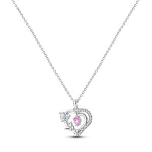 <span class=keywords><strong>Collier</strong></span> Pendentif Étoile Cadente <span class=keywords><strong>Lune</strong></span> Zircon en Argent 925 Plaqué Or - Nuit Étoilée Luxe Femme Fiançailles Mariage Soirée - Product Image 5