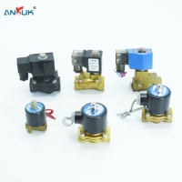 Vanne solénoïde 2 voies en laiton, type NC, 24V 220V, pour port G3/4, 0-10 bars, contrôle eau, air, huile, qualité industrielle standard
