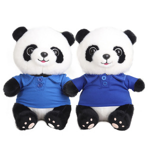 Custom 20CM Cartoon Panda Plush <b>Toys</b> with PP Cotton Padding <b>Stuffed</b> Animal <b>Soft</b> Dolls Ragdoll Logo Design Kids Birthday Gift - Product Image 3