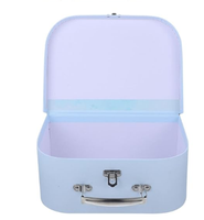 Carton d'emballage de produits mignons haut de gamme pour bébés à impression numérique Boîte cadeau de valise en papier personnalisée au design personnalisé pour enfants