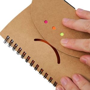 Custom Kraft Paper Sticky Note Booklet - Branded <b>Notepads</b> for Corporate Gifts & Promotions - Product Image 4