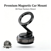 Penyangga Ponsel Magnetik Vakum Magnet N52 Kuat dari Pabrik Berpengalaman 18 Tahun, Desain Ringkas, Penyangga Ponsel Magnetik untuk Dashboard Mobil, Grosir