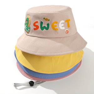 Cappelli da <span class=keywords><strong>Pescatore</strong></span> per Bambini 54cm, Personalizzati con Stampe Cartoon, in Cotone, per Primavera Estate, Stile Panama - Product Image 2