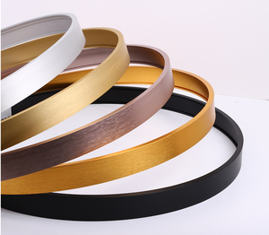 Moldura de alumínio de perfil de alumínio, moldura de alumínio escovada de perfil redondo - Product Image 1