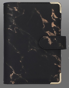 Carnet à feuilles mobiles, planificateur d'enveloppes pour argent liquide, <span class=keywords><strong>A5</strong></span> A6, en cuir PU marbré, classeur budgétaire avec enveloppes pour argent liquide - Product Image 3