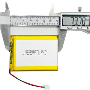 Trung Quốc Nhà cung cấp có thể sạc lại 3.7V 2500mAh Li-polymer pin Pouch <span class=keywords><strong>Lithium</strong></span> <span class=keywords><strong>Ion</strong></span> 3.7V 2500mAh có thể sạc lại LiPo pin - Product Image 5