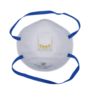 Masker Wajah FFP3 Nrd sekali pakai, Respirator debu Non-Woven dengan katup pernapasan - Product Image 3