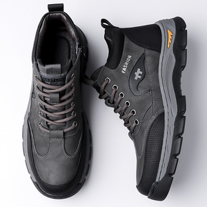 Botas de Senderismo para Hombre, Otoño Invierno, Suela Gruesa, Forro Polar, Antideslizantes, Deportivas, Casuales para Exteriores - Product Image 3