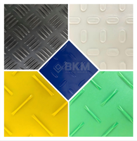 4*8 ft UHMWPE Tapis de protection temporaire du sol en feuilles de plastique HDPE