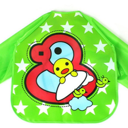 Детские комбинезоны обратная повязка полностью водонепроницаемая детская эва одежда для риса без стирки фартук нагрудник одежда с рисунком