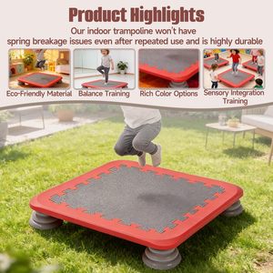 Trampolín Infantil, Equipo de Entrenamiento Sensorial, Cama Elástica para Interiores, Juguete Deportivo para Bebés, Tabla de Salto para Niños - Product Image 2