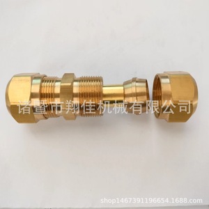 Xiangjia Machinery Brass Straight Through Fitting For Air Brake Pneumatic System Truck Industry 3161438125834 - Product Image 3