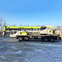 Machine de construction équipement lourd hydraulique télécommande Zoomlion utilisé 50 tonnes grue de camion mobile à vendre