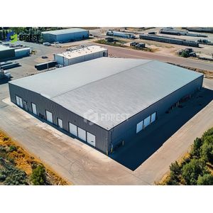 대형 중량급 조립식 강철 구조 작업장 건물 용접 서비스 맞춤 색상 CE 인증 - Product Image 1