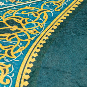 Ensemble cadeau islamique en gros - Tapis de prière musulman - Écologique - Convient aux animaux domestiques - Épais et rembourré - Design en forme de cœur - Pour les voyages et la maison - Product Image 4