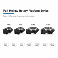 Plataforma Giratoria Hueca JXA60 con Rodamiento de Rodillos Cruzados, Caja de Engranajes de Indexación de Alta Precisión y Alto Torque, Compatible con Motor Paso a Paso 42