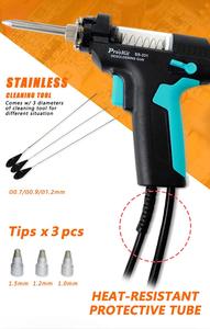Anti-estática Pro'sKit SS-331H eléctrico automático máquina <span class=keywords><strong>de</strong></span> succión poderoso <span class=keywords><strong>de</strong></span> desoldadura fuerte calefacción eléctrica <span class=keywords><strong>de</strong></span> succión arma - Product Image 4