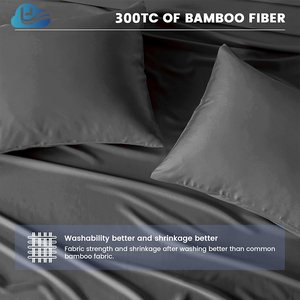Cloudland 400 Tc Organic Bamboo Sateen Weave Queen Size Juego de sábanas de algodón moderno 4 piezas al por mayor