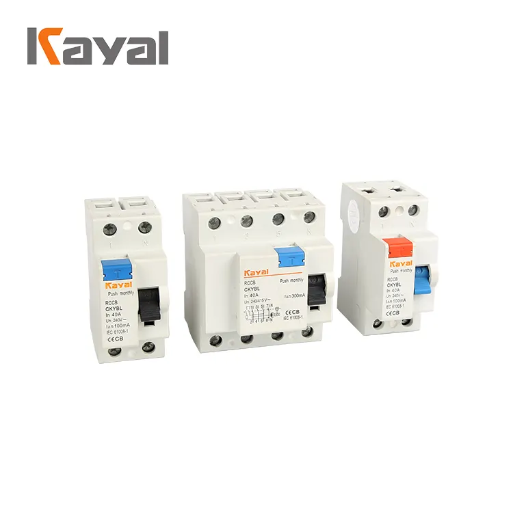 KAYAL iec f360 artık akım devre kesici çift kutuplu elektronik rcb rccb elcb