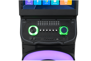 רמקול קריוקי פרטי עם WiFi, מסך מגע RGB, וופר כפול 12 אינץ', למסיבות וידאו, אלחוטי 5.0 למחשב ולטלפון נייד - Product Image 5