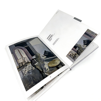 Impression de catalogues personnalisés HG1295, impression de magazines de mode, impression de brochures publicitaires