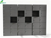 Casier HPL Écologique Assemblé à Prix d'Usine, Armoire Compacte Phénolique Étanche pour Employés avec Serrure à Code