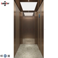 LangGer Factory Direct Sales Smart Control High-End Customized 2-6 Floor Indoor Outdoor Small Passenger Villa Home Lift Elevator