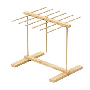 ชั้นวางเส้นก๋วยเตี๋ยวไม้ 3 ชั้น พับได้ สำหรับวางบนเคาน์เตอร์ในครัว - Product Image 5