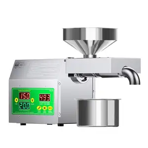 Household Oil Press Intelligent Temperature Control Stainless Steel Oil Press Flaxseed Olive Sesame