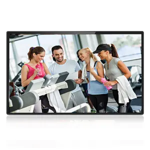 Smart fitness wall mount Touch Screen 10 polegadas 15.6 polegadas 17.3 polegadas display controles incorporado tablet open frame gym tablet