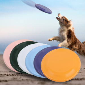 Disco Volante Multicolore Morbido e Leggero per Cani, Giocattolo Interattivo Naturale per Esterni - Product Image 1