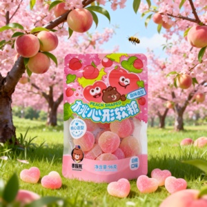 Bonbons gélifiés fruités de bonne qualité, multicolores, en forme de dessins animés, sachet de 96g, prêts à consommer - Product Image 6