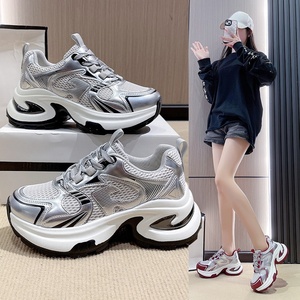 2026 All Season Versatile Women Casual Wallking <b>Shoes</b> Thick Sole Breathable Design PU Upper Premium Sneakers Light Weight - Product Image 6